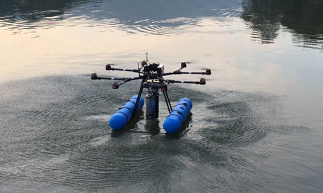 能飛環(huán)保無人機(jī)工作過程