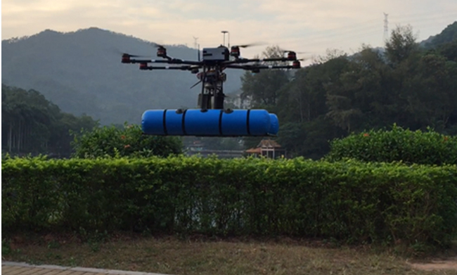 能飛環(huán)保無人機(jī)工作過程
